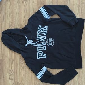 Victoria's Secret PINK Zip Up Hoodie size large